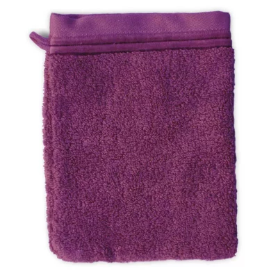 LINNEA  Gant de Toilette 16x21 cm Juliet Prune 520 g/m2