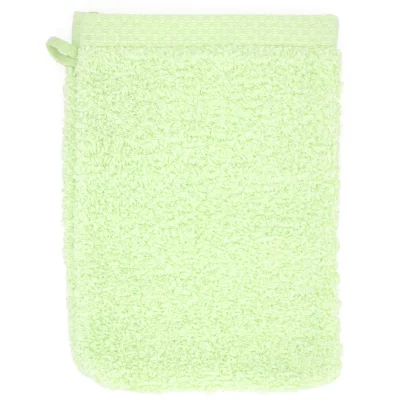 LINNEA  Gant de Toilette 16x21 cm Pure Vert Pomme 550 g/m2