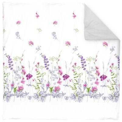 LINNEA  Housse de Couette 280x240 cm 100% Coton Pretty Blanc