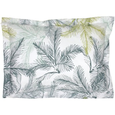 LINNEA  Taie d'oreiller 70x50 cm Percale 100% Coton Trinidad mousson