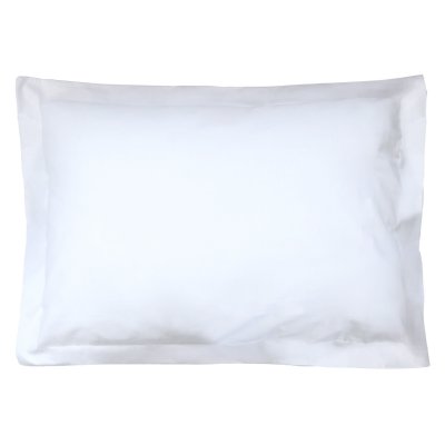 LINNEA  Taie d'oreiller uni 70x50 cm 100% coton ALTO Blanc