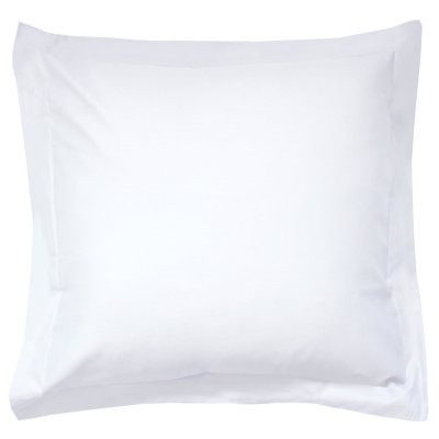 LINNEA  Taie d'oreiller uni 80x80 cm 100% coton ALTO Blanc