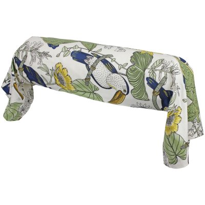 LINNEA  Taie de traversin 200x43 cm 100% coton TOCO vert