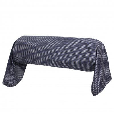 LINNEA  Taie de traversin 200x43 cm Satin de Coton Enzo Bleu