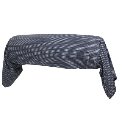 LINNEA  taie de traversin satin de coton Enzo - Bleu