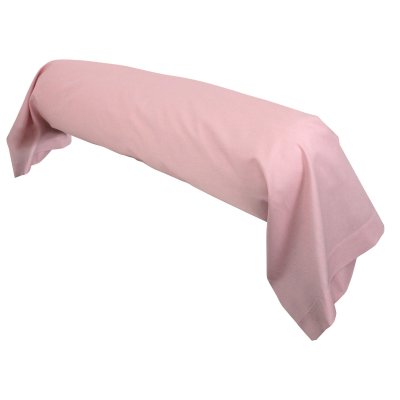 LINNEA  Taie de traversin uni 140x43 cm 100% Coton Alto Macaron