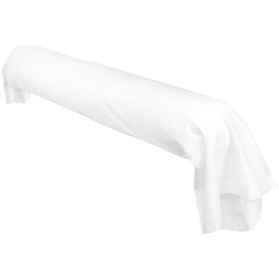 LINNEA  Taie de traversin uni 230X43 cm 100% Coton Alto Blanc