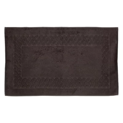 LINNEA  Tapis de Bain 50x80 cm Royal Cresent Chocolat 850 g/m2