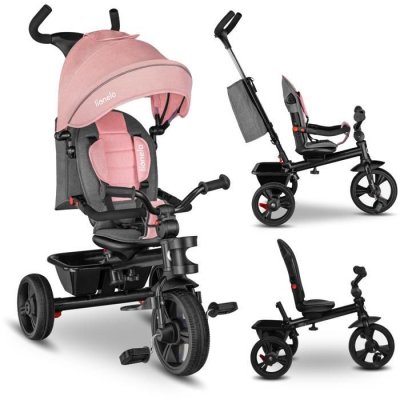 LIONELO  Tricycle &Eacute;volutif B&eacute;b&eacute; Haari Avec Ses Accessoires