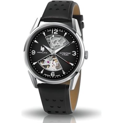 LIP  Himalaya 40 Automatique Sablier Montre Homme Bracelet Noir-671573