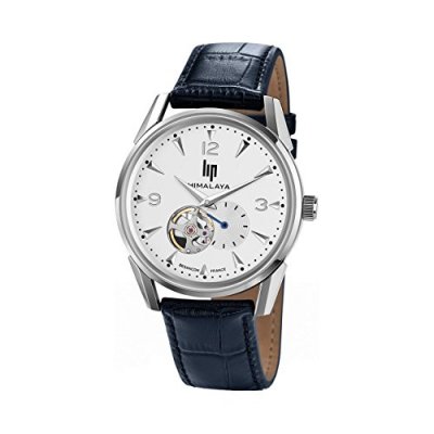 LIP  Homme Analogique Automatique Montre avec Bracelet en Cuir 671255