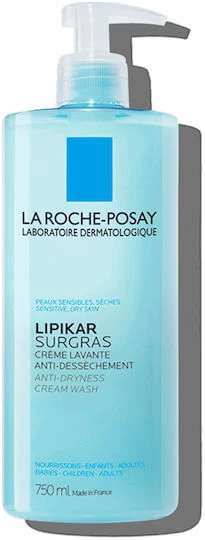 LA ROCHE POSAY LIPIKAR SURGRAS douche-cr&egrave;me concentr&eacute;e 750 ml
