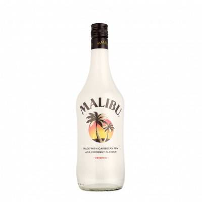 MALIBU Liqueur de rhum blanc aromatis&eacute;e &agrave; la noix de coco 18%Vol.