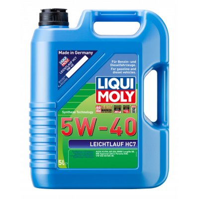 LIQUI MOLY  2309 Leichtlauf Hc7 5W-40 Huile &agrave; Faible Viscosit&eacute;, 5L