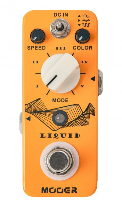 MOOER Liquid - Mini p&eacute;dale phaser num&eacute;rique pour guitare