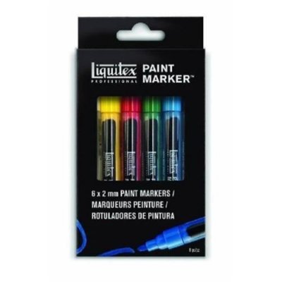 LIQUITEX  Marqueurs Pointe Fine Set de 6