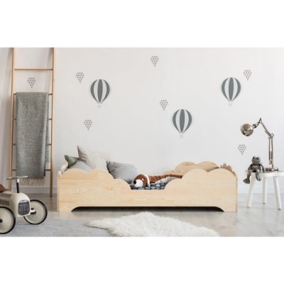 ADEKO KIDS Lit 70x140 sommier inclus josy - bois