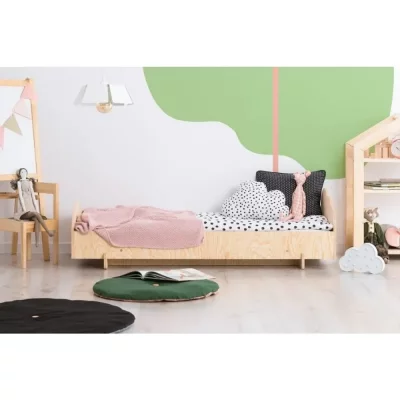 ADEKO KIDS Lit 70x140 sommier inclus louison - bois