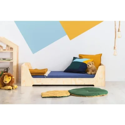 ADEKO KIDS Lit 90x190 sommier inclus albane - bois