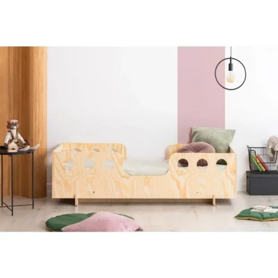 ADEKO KIDS Lit 90x190 sommier inclus ana&iuml;s - bois