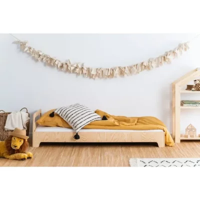 ADEKO KIDS Lit 90x190 sommier inclus garance - bois