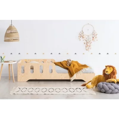ADEKO KIDS Lit 90x190 sommier inclus tom - bois