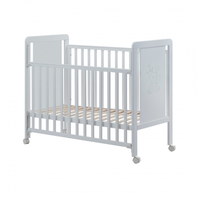 IKID Lit &Agrave; Barreaux  120x60 120x60 Cm Gris
