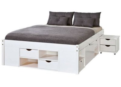 Lit avec rangement Till 160x200cm 