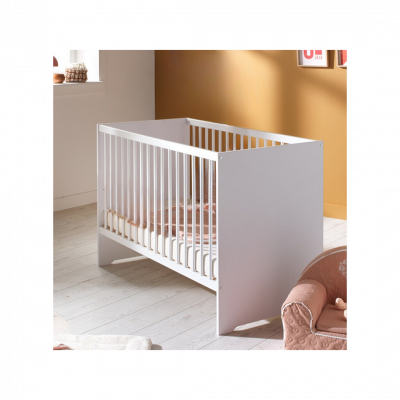  Lit b&eacute;b&eacute; 120x60 cm baby price first - d&eacute;cor blanc BAB3500760130223