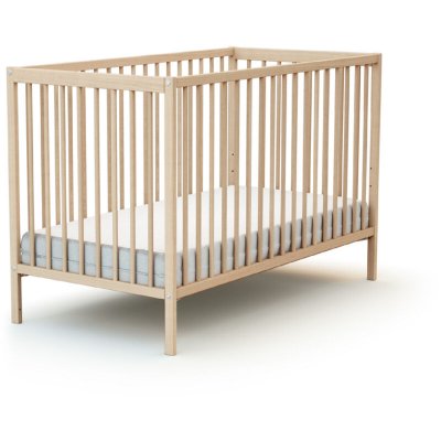 AT4 Lit B&eacute;b&eacute; 60x120 - H&ecirc;tre Brut - 
