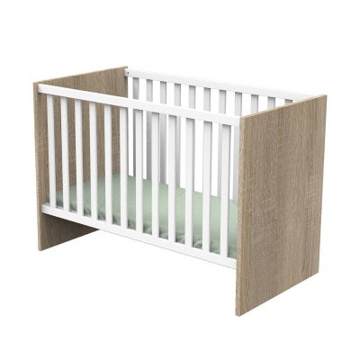 SAUTHON Lit B&eacute;b&eacute; 60x120 Nova Blanc Lin -  Meubles