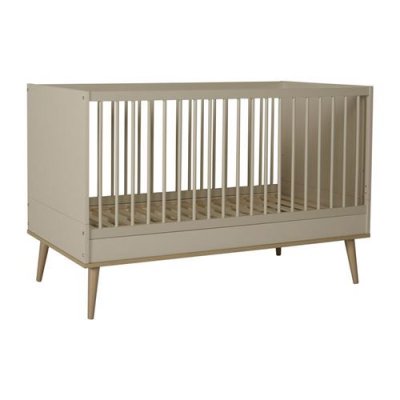QUAX Lit B&eacute;b&eacute; 70x140 Cm Flow Argile Et Oak - 