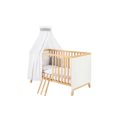 SCHARDT Lit b&eacute;b&eacute; &eacute;volutif 70 x 140 blanc