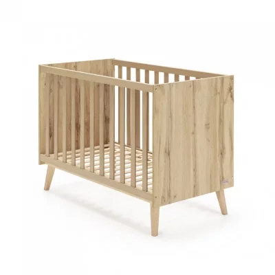 MICUNA Lit b&eacute;b&eacute; &eacute;volutif Martha finition ch&ecirc;ne (120 x 60 cm)