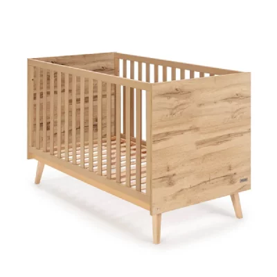 MICUNA Lit b&eacute;b&eacute; &eacute;volutif Martha finition ch&ecirc;ne (140 x 70 cm)
