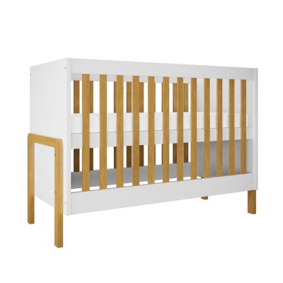 KOCOT KIDS Lit b&eacute;b&eacute; victor blanc sans tiroir, sans matelas 130/66