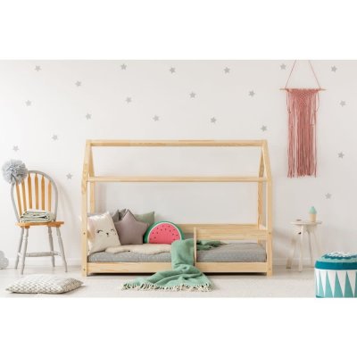 ADEKO KIDS Lit cabane 90x190 sommier inclus ilona - bois