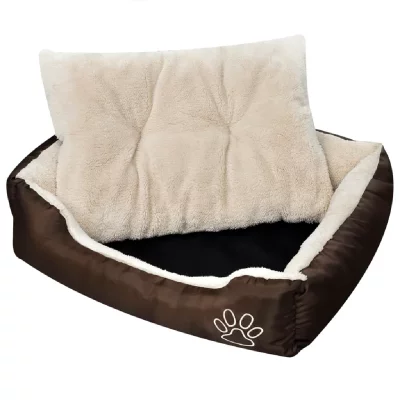 VIDAXL Lit chaud pour chiens avec coussin rembourr&eacute; Taille s - 