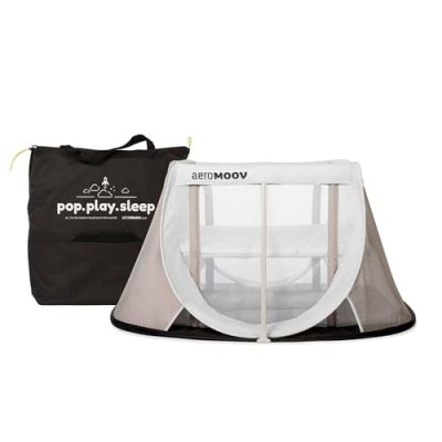 AEROMOOV Lit de voyage pliant Instant blanc sable 