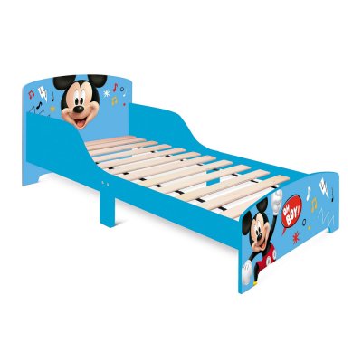 ARDITEX Lit Enfant - Mickey Disney Oh Boy - 140x70 cm - Bois Massif - 1 Place