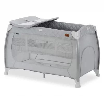 HAUCK Lit Parapluie 3 En 1 Sleep N Play Center Gris Clair - 