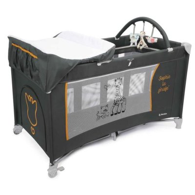 RENOLUX Lit parapluie Optic Z Sophie la Girafe Sunrise - 