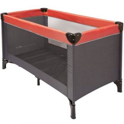 NATTOU Lit pliant de voyage  - gris/rouge