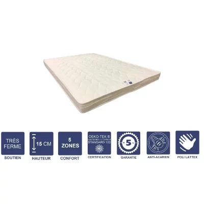 LITERIE JULIEN  Matelas 140x190 Tr&egrave;s Ferme