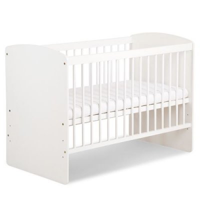 LITTLE SKY BY KLUPS Lits - Lit pour b&eacute;b&eacute; Karolina II en bois - Blanc - 120 x 60 cm