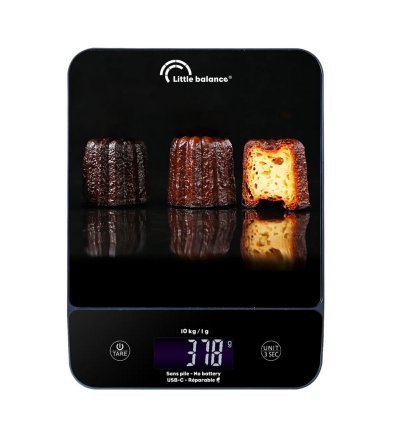 LITTLE BALANCE  - balance de cuisine 10 kg cannel&eacute;s - happy genius 10 usb - 8845 1244594