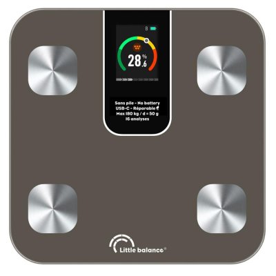 LITTLE BALANCE  - imp&eacute;dancem&egrave;tre 180kg50g gris 8837 - 8837