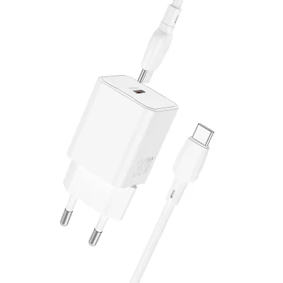 LITTLE BOUTIK  Chargeur Rapide 30W + Cable Blanc