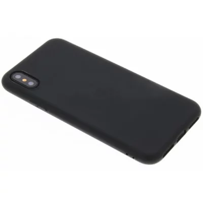 LITTLE BOUTIK  Coque Silicone pour iPhone X/XS Couleur Noir Haute Protection