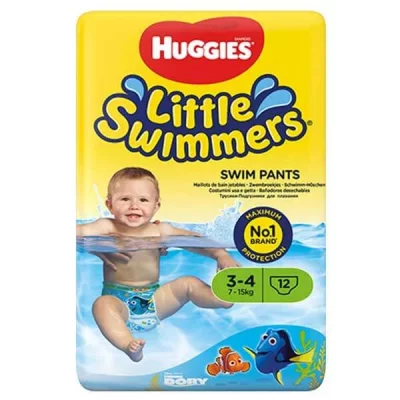 HUGGIES Little Swimmers  Lot de 12 Swimpants jetables Taille S